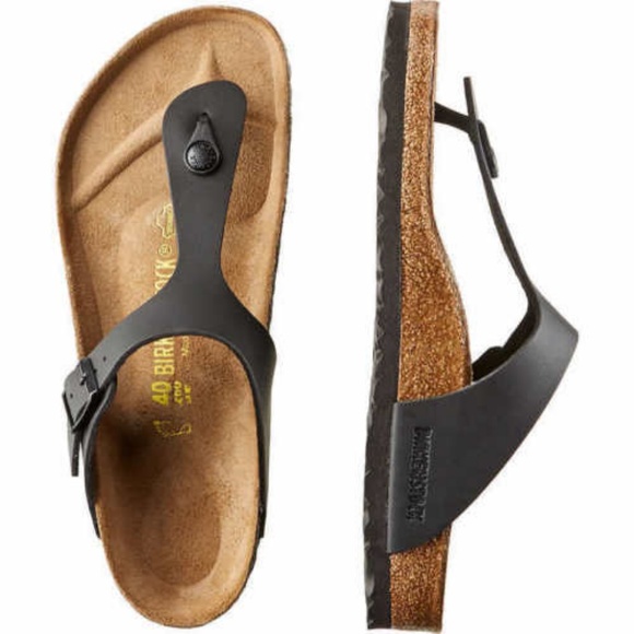 Birkenstock Womens Gizeh Sandal Black B - Picture 4 of 5